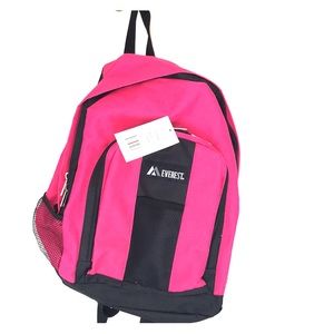 Everest Luggage Backpack with Front & Side Pockets